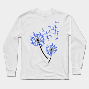 World Diabetes Awareness Dandelion Awesome Long Sleeve T-Shirt